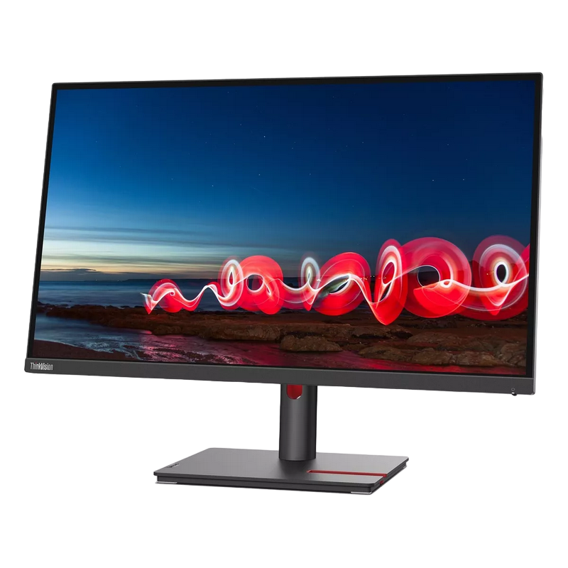 Monitor Business LENOVO 27" ThinkVision T27i-30, IPS, Full HD, 60Hz, Pivot, Negru [2]