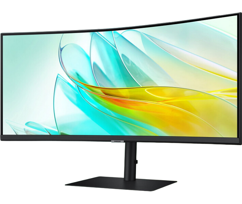 Монитор Samsung 34" S34C650UA, Curved VA, 3440x1440, 100Гц, USB-C, LAN, Черный [2]