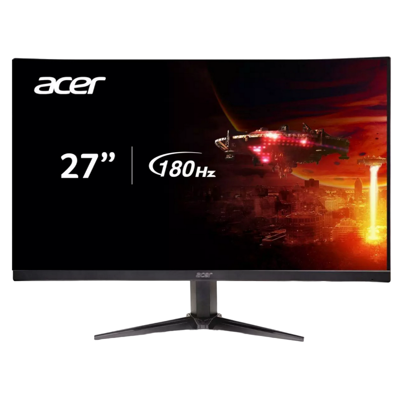 Monitor Curbat Gaming Acer 27" Nitro ED271UP3bmiipx, VA, QHD, 180Hz, 0.5ms, FreeSync, Negru [1]