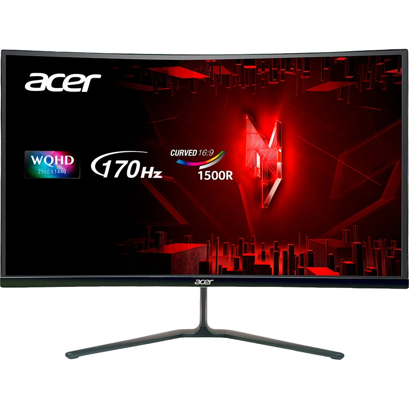 Monitor Curbat Gaming Acer Nitro 27" ED271UP3bmiipx, VA, QHD 2560x1440, 180Hz, 0.5ms, FreeSyn [1]