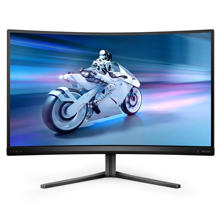 Monitor Curbat Gaming PHILIPS 27" Evnia 27M2C5200W, VA, Full HD, 280Hz, 1ms, HDR10, Negru [6]