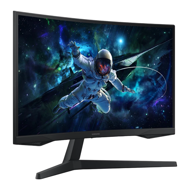 Изогнутый игровой монитор Samsung 27" Odyssey G5 S27CG550E, VA, QHD, 165Гц, 1мс, FreeSync, Черный [7]
