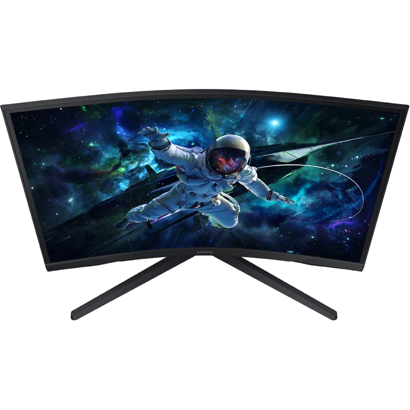 Изогнутый игровой монитор Samsung 27" Odyssey G5 S27CG550E, VA, QHD, 165Гц, 1мс, FreeSync, Черный [2]