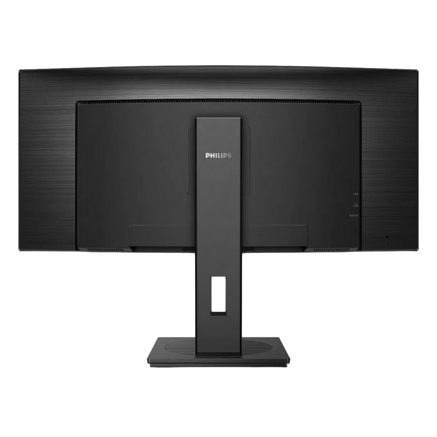 Изогнутый монитор PHILIPS 34" 345B1C, VA, 3440x1440, 100Гц, KVM, с динамиками, Pivot, Черный [3]