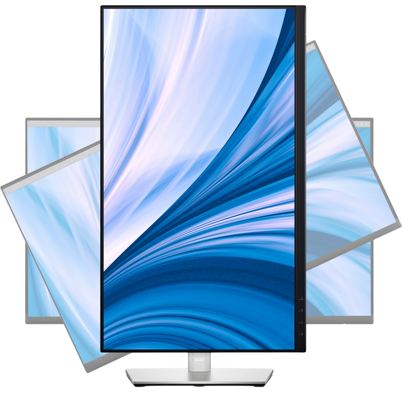 Monitor DELL 23.8" C2423H, IPS, Full HD, 60Hz, USB, LAN, Cameră Web, Pivot, Argintiu [7]