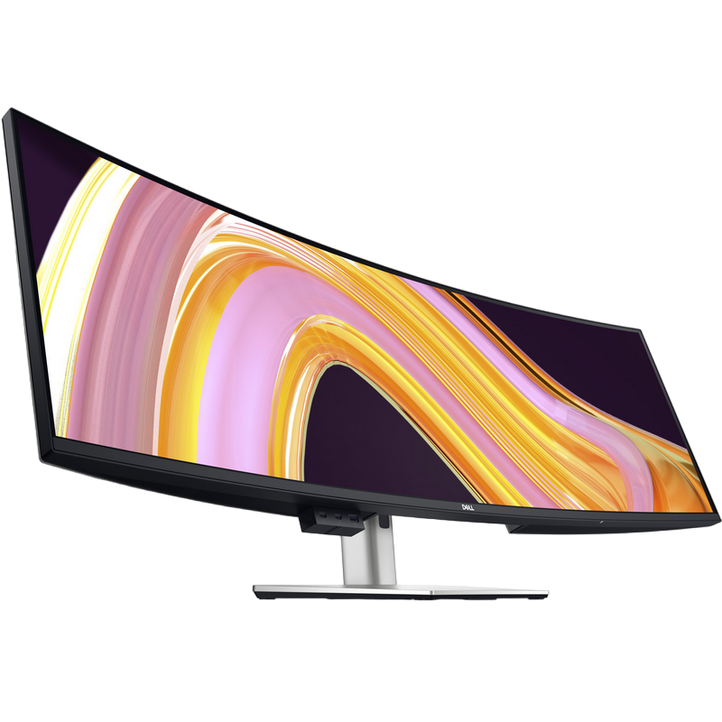 Монитор DELL 49" U4924DW, Curved IPS, 5120x1440, USB-C, KVM, с динамиками, LAN, Серебристый [2]