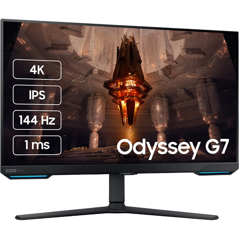 4K игровой монитор Samsung 31.5" Odyssey S32BG700, IPS, UHD, 144Гц, G-Sync/FreeSync, Черный [7]