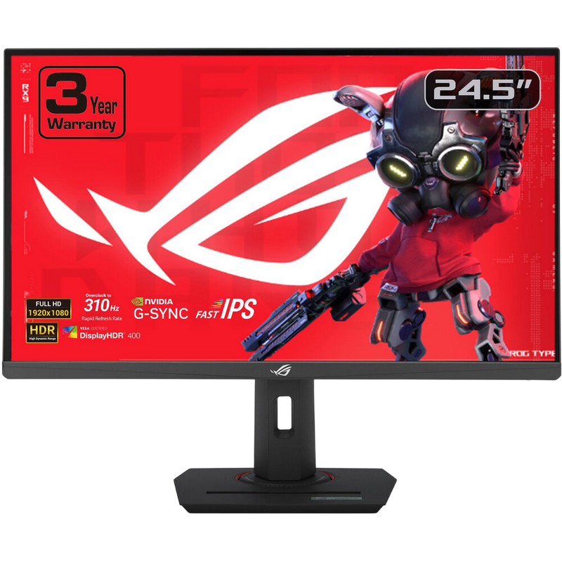 Игровой монитор ASUS ROG Strix 24.5" XG259CMS, IPS, Full HD, 310Гц, 1мс, G-Sync/FreeSync, HDR10 [1]