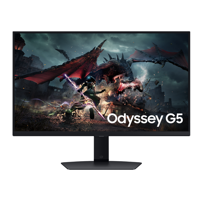Monitor Gaming Samsung 27" Odyssey G5 S27DG502E, IPS, QHD, 180Hz, 1ms, HDR400, FreeSync, Pivot [1]