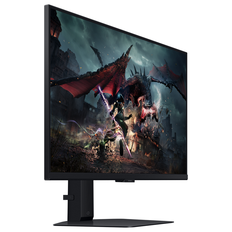 Monitor Gaming Samsung 27" Odyssey G5 S27DG502E, IPS, QHD, 180Hz, 1ms, HDR400, FreeSync, Pivot [3]