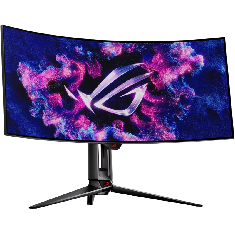 OLED игровой монитор ASUS 34" ROG Swift PG34WCDM, 3440x1440, 240Гц, 0.03мс, G-Sync, HDR400, Черный [2]