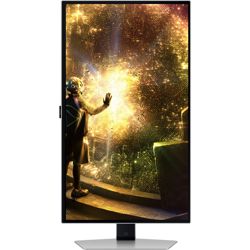 Monitor OLED Gaming Samsung 27" Odyssey G6 S27DG612, QHD, 240Hz, 0.03ms, Pivot, Silver [2]