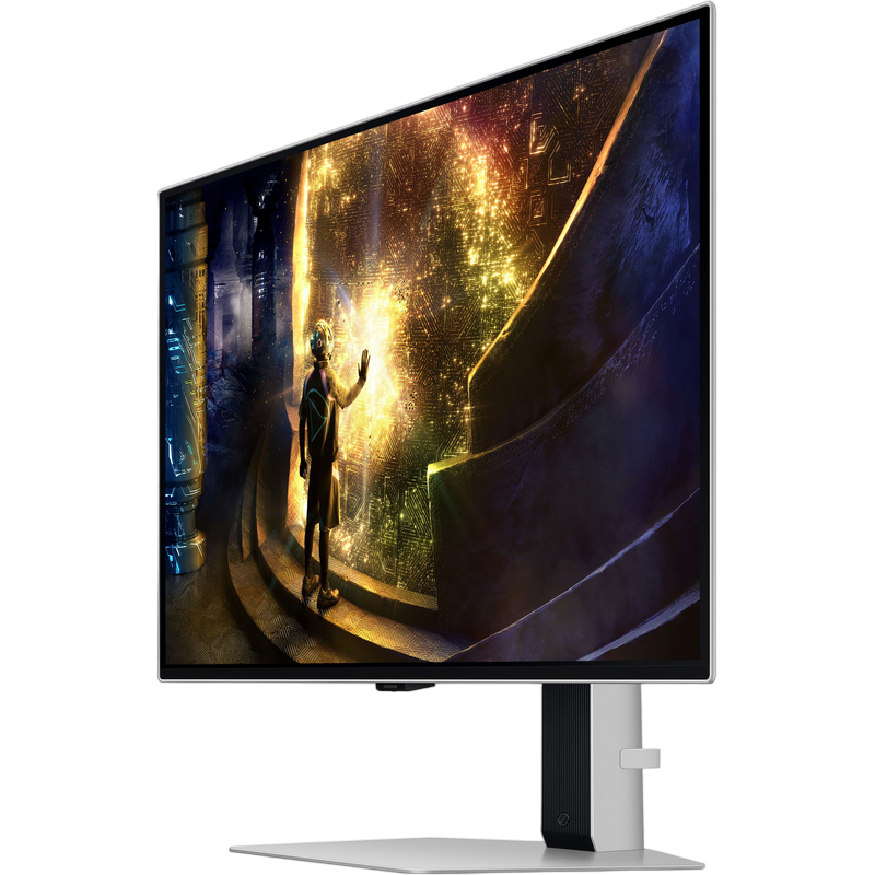 Monitor OLED Gaming Samsung 27" Odyssey G6 S27DG612, QHD, 240Hz, 0.03ms, Pivot, Silver [7]