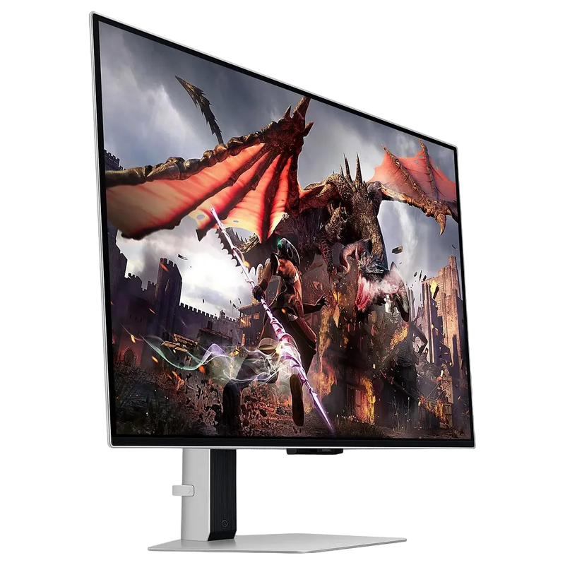 Monitor OLED Gaming Samsung 31.5" Odyssey G8 S32DG800, 4K, 240Hz, 0.03ms, G-Sync/FreeSync, Silver [8]