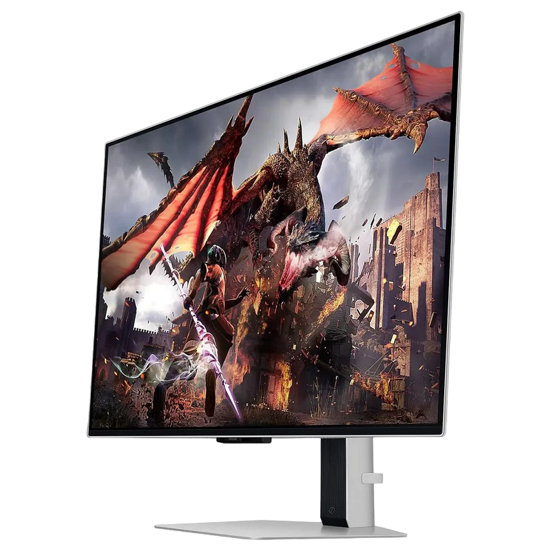 Monitor OLED Gaming Samsung 31.5" Odyssey G8 S32DG800, 4K, 240Hz, 0.03ms, G-Sync/FreeSync, Silver [9]
