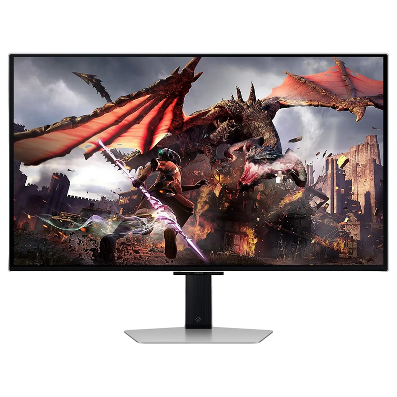 Monitor OLED Gaming Samsung 31.5" Odyssey G8 S32DG800, 4K, 240Hz, 0.03ms, G-Sync/FreeSync, Silver [11]
