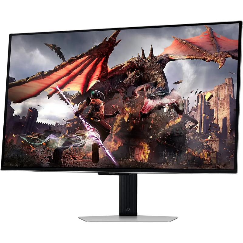 Monitor OLED Gaming Samsung 31.5" Odyssey G8 S32DG800, 4K, 240Hz, 0.03ms, G-Sync/FreeSync, Silver [5]