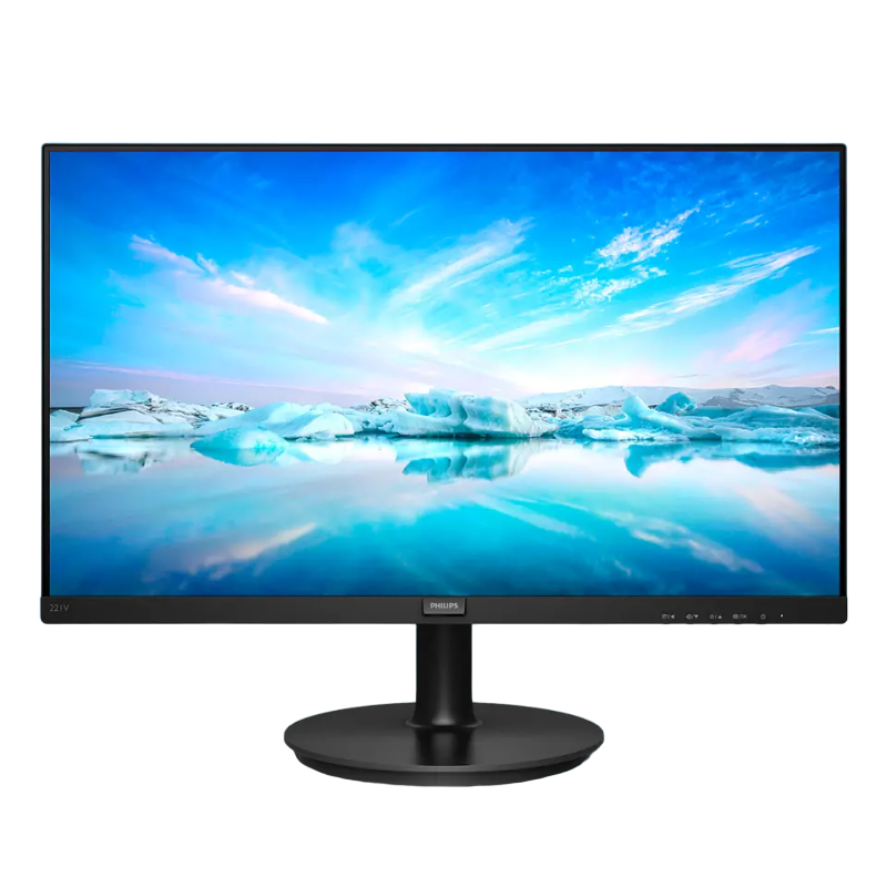 Monitor PHILIPS 21.5" 221V8, VA, Full HD, 75Hz, 5ms, Negru [1]