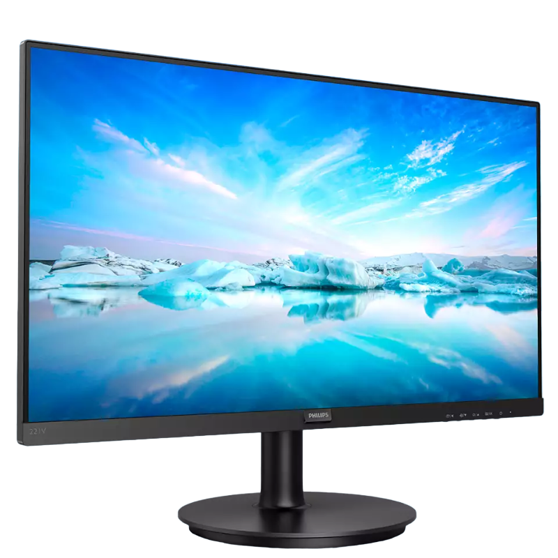 Monitor PHILIPS 21.5" 221V8, VA, Full HD, 75Hz, 5ms, Negru [8]