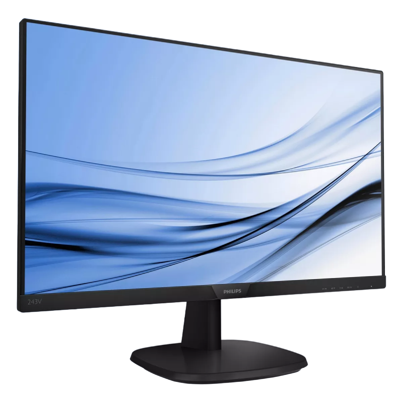 Монитор PHILIPS 23.8" 243V7QDSB, IPS, Full HD, 75Гц, 4мс, HDMI+DVI, Черный [6]