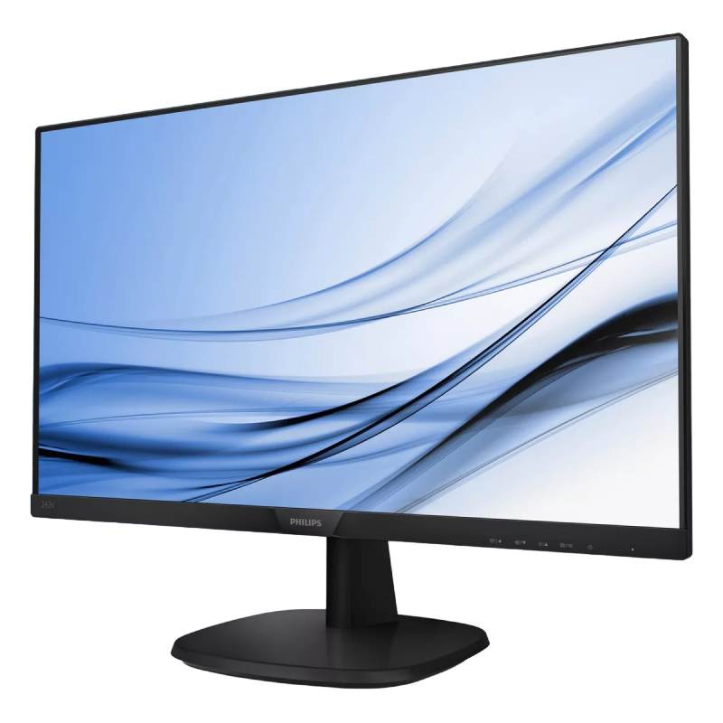 Монитор PHILIPS 23.8" 243V7QDSB, IPS, Full HD, 75Гц, 4мс, HDMI+DVI, Черный [2]