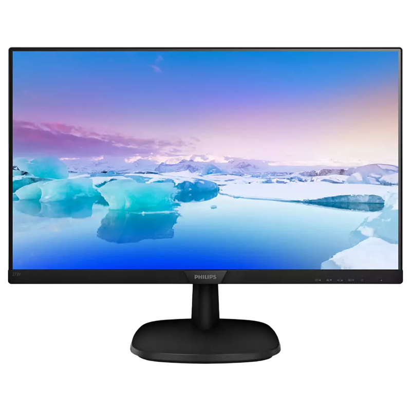 Монитор PHILIPS 27" 273V7QJAB, IPS, Full HD, 75Гц, 5мс, с динамиками, HDMI+DP, Черный [1]