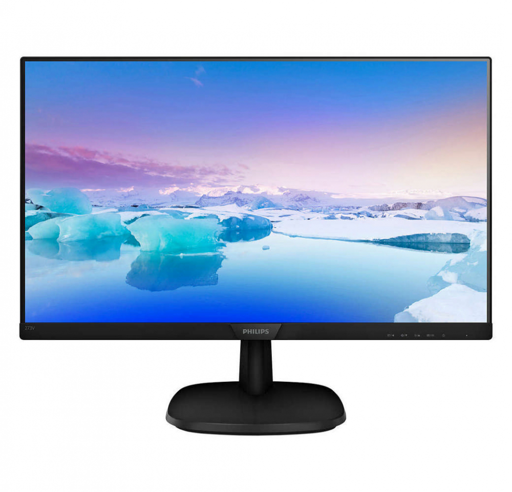Монитор PHILIPS 27" 273V7QJAB, IPS, Full HD, 75Гц, 5мс, с динамиками, HDMI+DP, Черный [4]