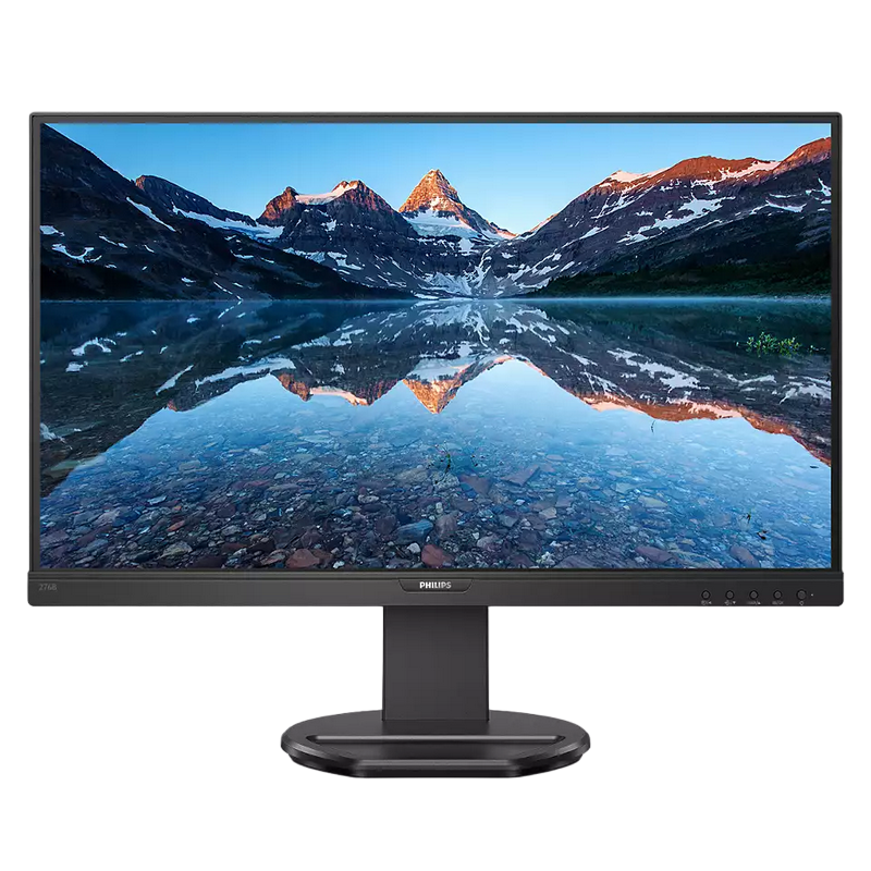Monitor PHILIPS 27" 276B9, IPS, QHD, 75Hz, USB-C, Boxe, Pivot, Negru [1]