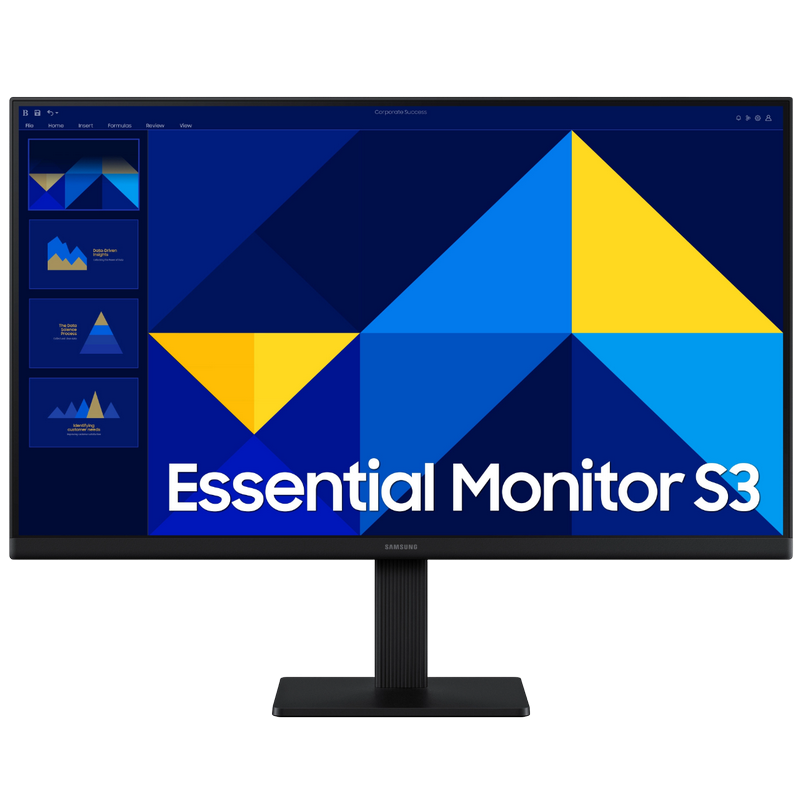 Monitor Samsung 23.8" S24D300G, IPS, Full HD, 100Hz, 5ms, Negru [1]