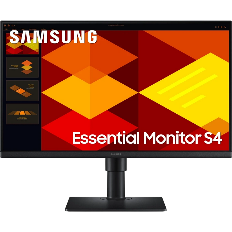 Монитор Samsung 23.8" S24D400G, IPS, Full HD, 100Гц, 5мс, USB, Pivot, Черный [1]