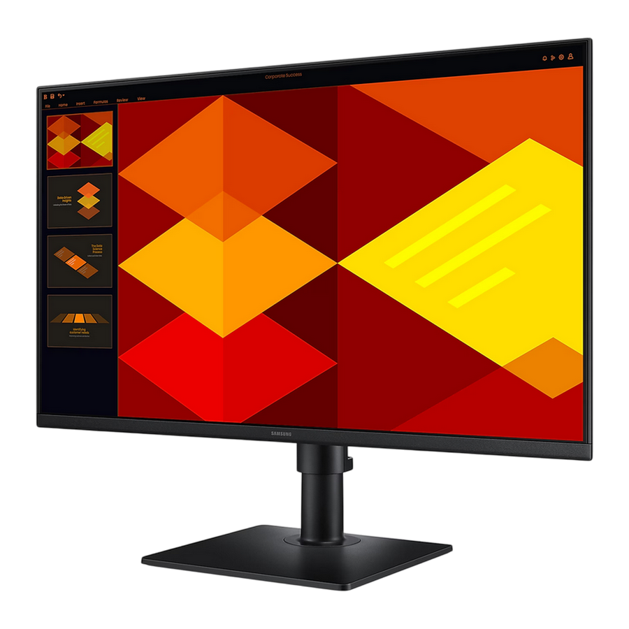 Monitor Samsung 27" Essential S27D400, IPS, Full HD, 100Hz, USB, Pivot, Negru [9]