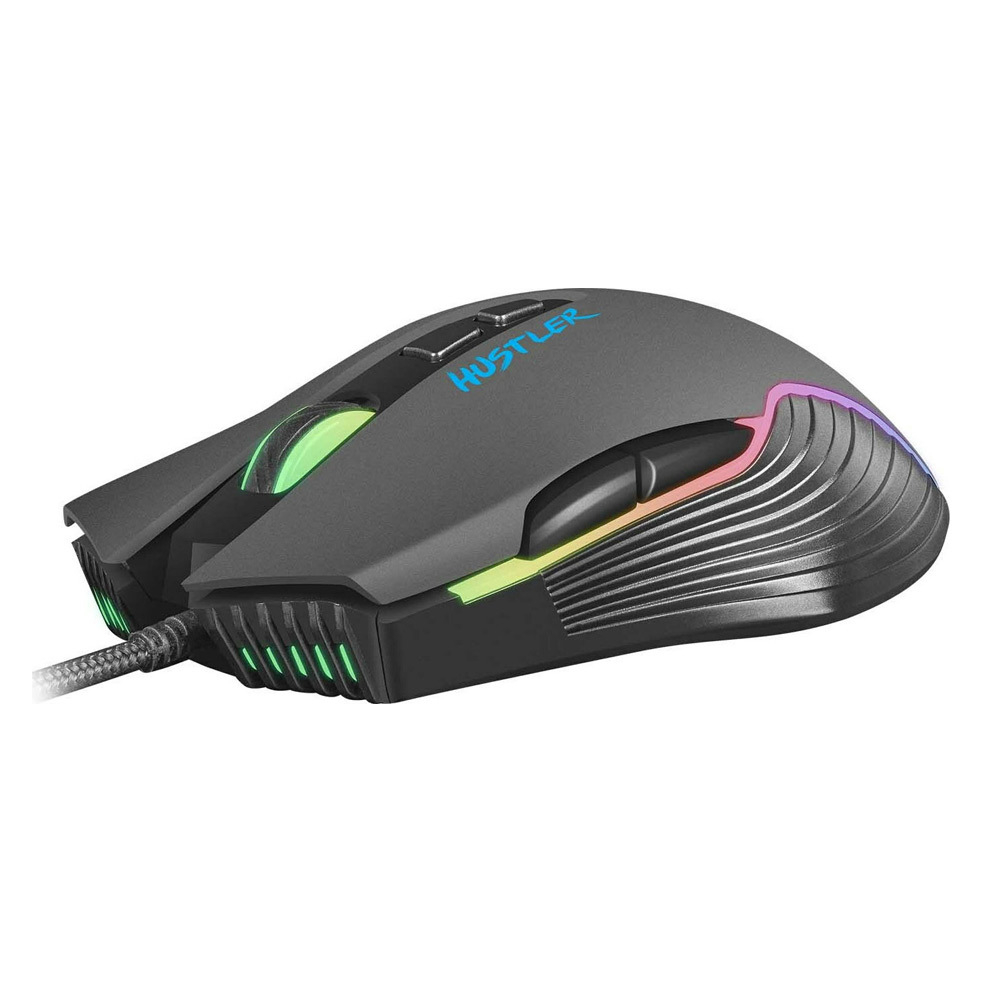 Мышь Fury Mouse Hustler, 6400 DPI, оптическая, с программным обеспечением, черного цвета. [2]