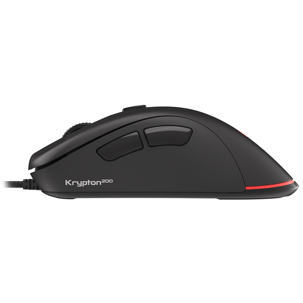 Genesis Mouse Krypton 200, 6400 DPI, RGB Illuminated, Silent, With Software, Black [2]