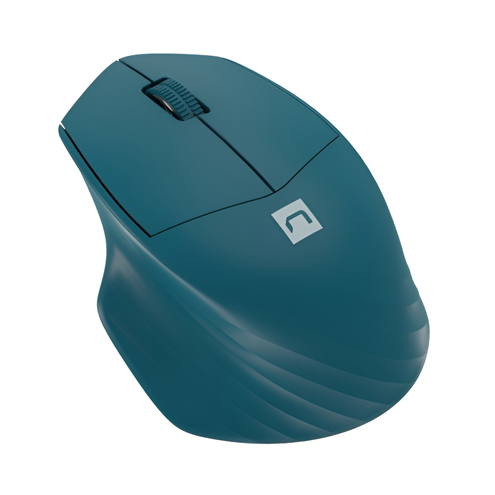 Бесшумная беспроводная мышь Natec Siskin 2 с разрешением 1600DPI и поддержкой Bluetooth 5.0 + 2.4GHz в голубом цвете. [2]