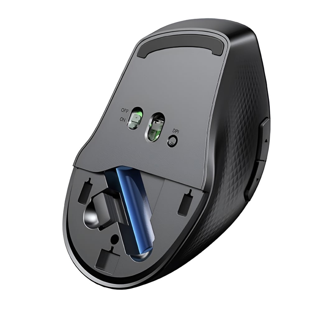 UGREEN Mouse Wireless Optical 4000dpi Silent MU101, Blue [3]