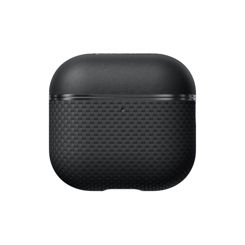 Pitaka Aramid Fiber Case for AirPods 4 Black/Gray [2]