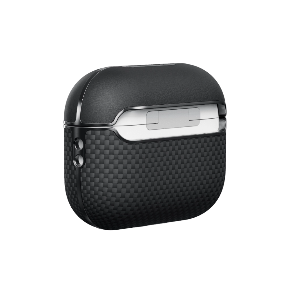 Pitaka Aramid Fiber Case for AirPods Pro 2 Black/Gray [3]