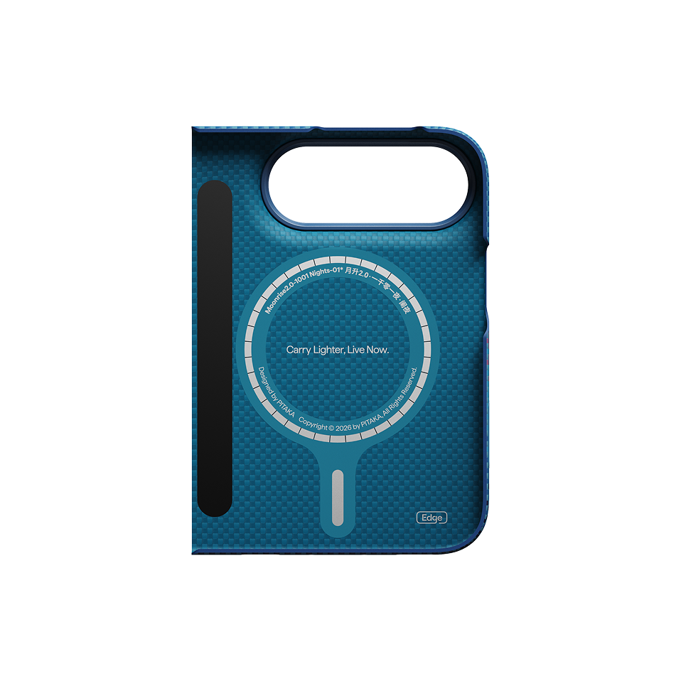 Pitaka Edge Case for iPhone 18 Fold Full Set (Back Cover with Axis & Front Cover) Moonrise 2.0 [4]