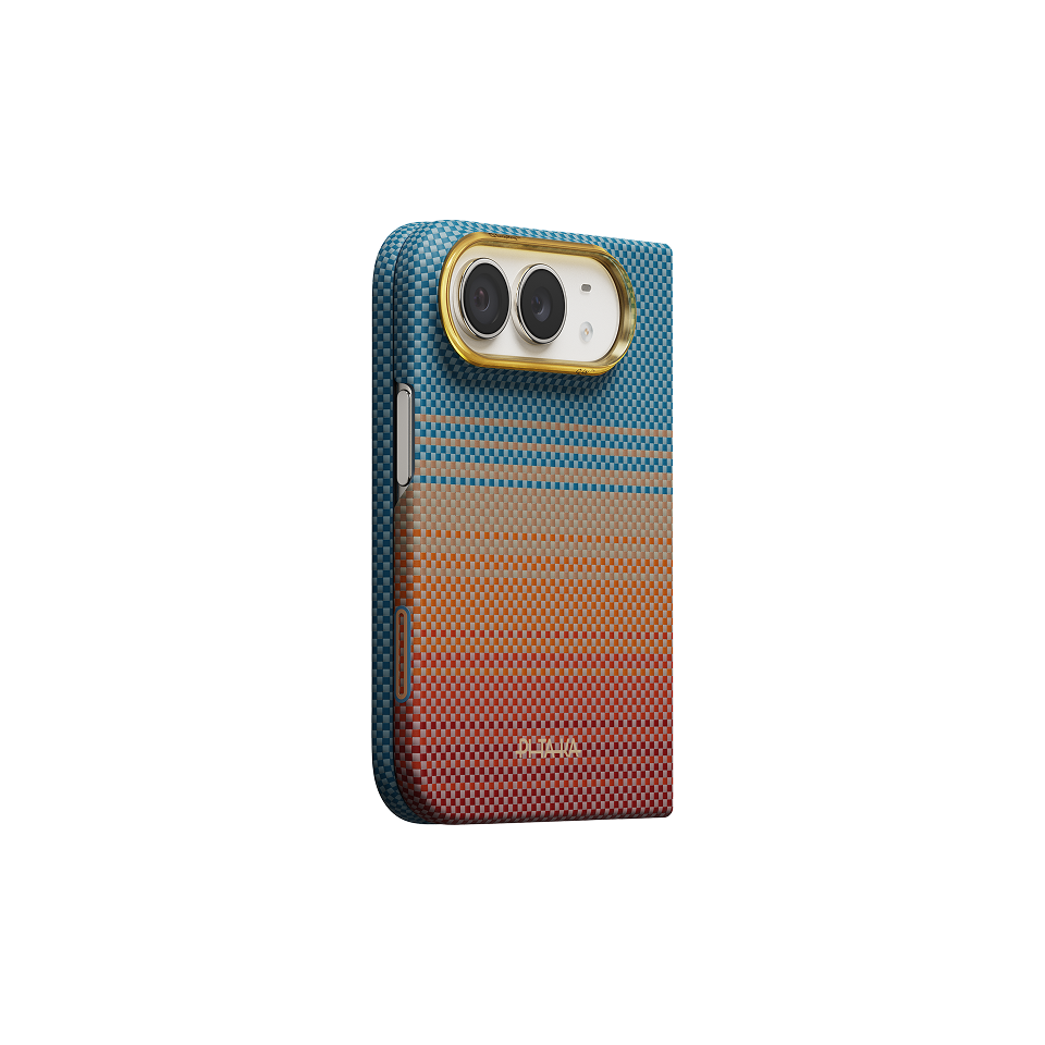 Pitaka Edge Case for iPhone 18 Fold Full Set (Back Cover with Axis & Front Cover) Sunset 2.0 [4]