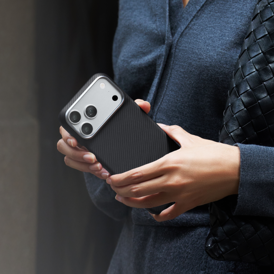 Pitaka Edge Case for iPhone 18 Pro Black Grey [6]