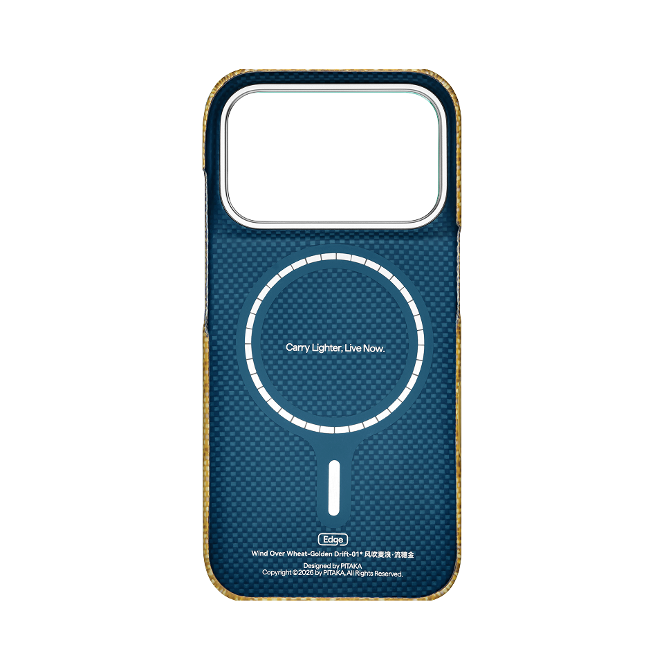Pitaka Edge Case for iPhone 18 Pro Golden Drift [2]