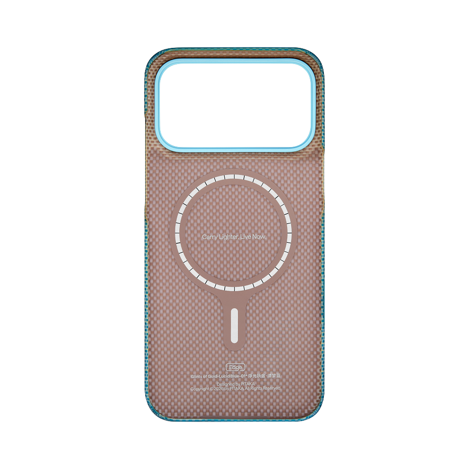 Pitaka Edge Case for iPhone 18 Pro Lucid Blue [2]