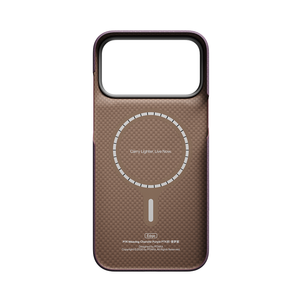 Pitaka Edge Case for iPhone 18 Pro Max Weaving Charoite Purple [2]