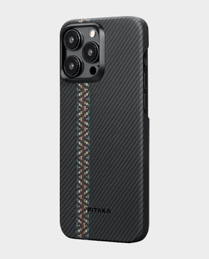 Чехол PITAKA Fusion Weaving MagEZ 4 Rhapsody 600D для iPhone15 Pro [1]