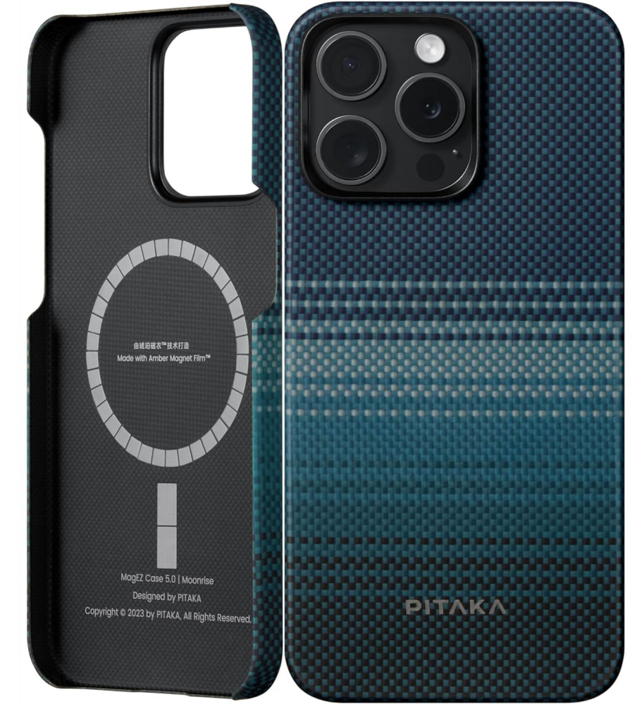 Чехол PITAKA MagEZ 4 Moonrise для iPhone15 Pro [1]