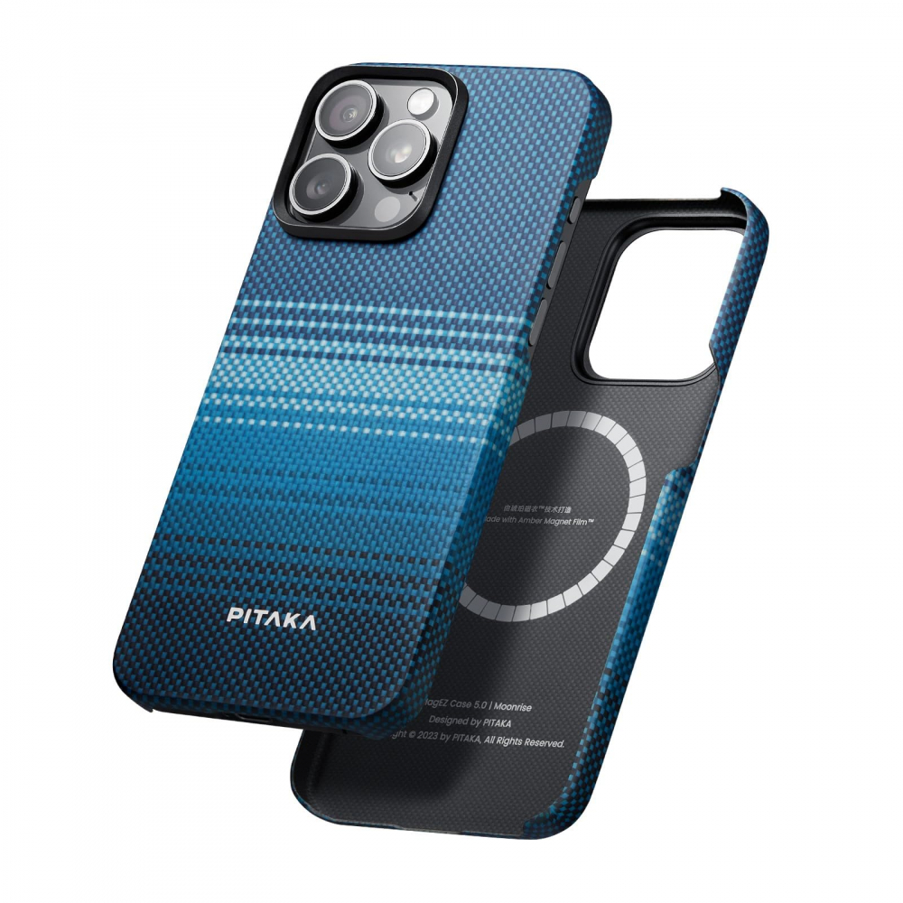 Husa PITAKA MagEZ 4 Moonrise pentru iPhone15 Pro Max [1]