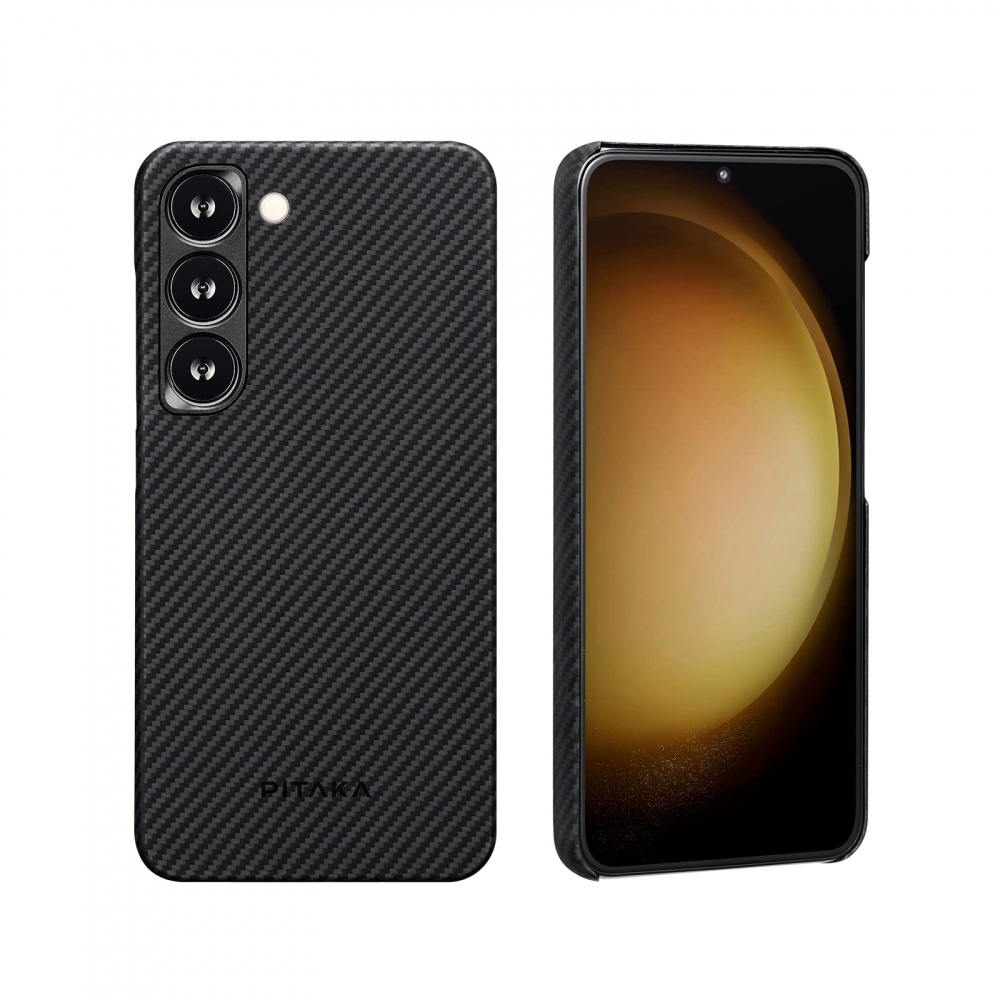 Чехол PITAKA MagEZ для Samsung S23+ Black/Grey Twill [1]