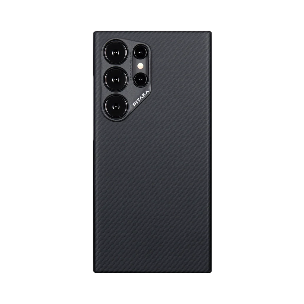 Husa PITAKA MagEZ pentru Samsung S24 Ultra Black/Grey Twill [1]