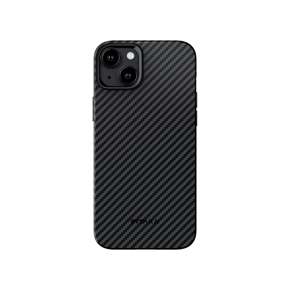 Husa PITAKA MagEZ Pro 4 Black/Grey Twill 1500D pentru iPhone 15 [1]