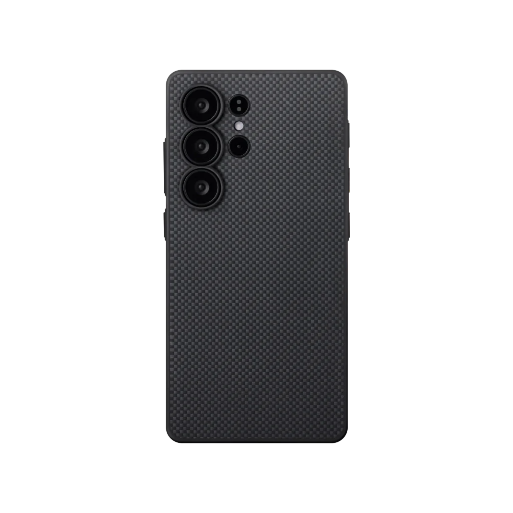 Husa Pitaka MagEZ Pro 4 pentru Samsung Galaxy S24 Ultra PIN Button Black/Grey Twill [2]